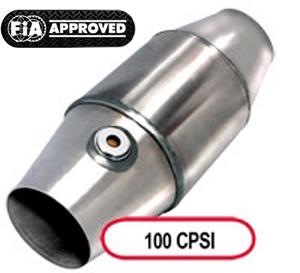 2.5INCH 63.5MM race katalysator FIA met ATTEST!