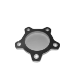 5x130 alu spacer 10mm/set