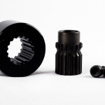 Afneembare stuurnaaf met fijne vertanding