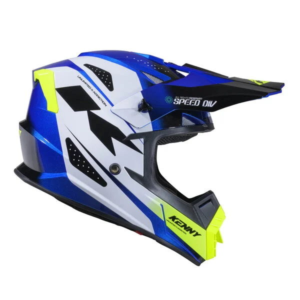 Kenny Track Helmet Graphic Speed Neon Blue XXL