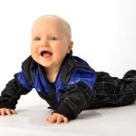 Kinderoverall 2 jaar Blauw/zwart