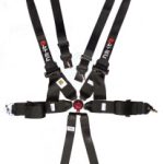 LTEC FIA HANS GORDEL 6punts zwart/rood/blauw 2025->2030 keuring