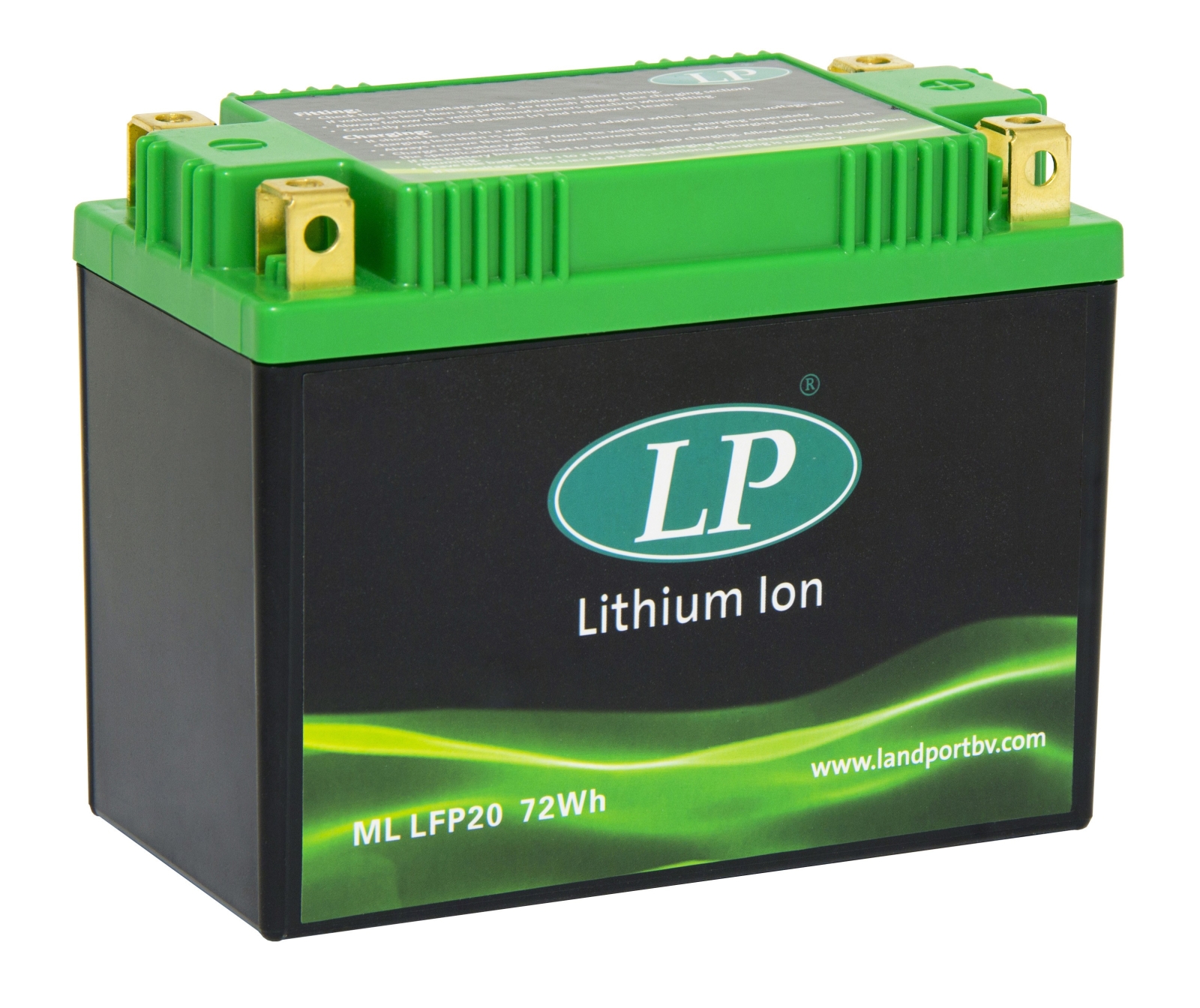 Landport LFP20 lithium batterij 1300gram