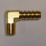 Nippel benzinepomp 8mm 90° voor REDTOP pomp