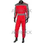Overall arroxx katoen Rood