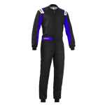 SPARCO OVERALL ZWART-BLAUW NON FIA