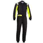 SPARCO OVERALL ZWART-FLUO NON FIA XL