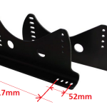 STOELBEVESTIGING ALUMINIUM