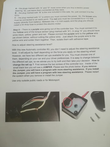 Servoregeling voor Opel corsa B/C (automatisch)