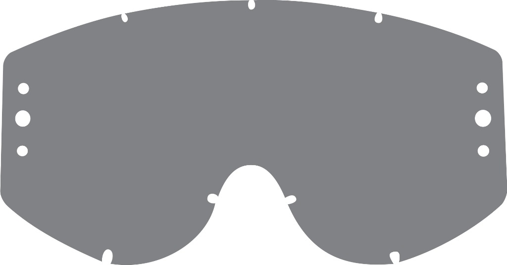 Smoked Glas voor Scott safari om zelf je roll off op te monteren