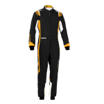 Sparco Thunder CIK/FIA overall zwart-oranje