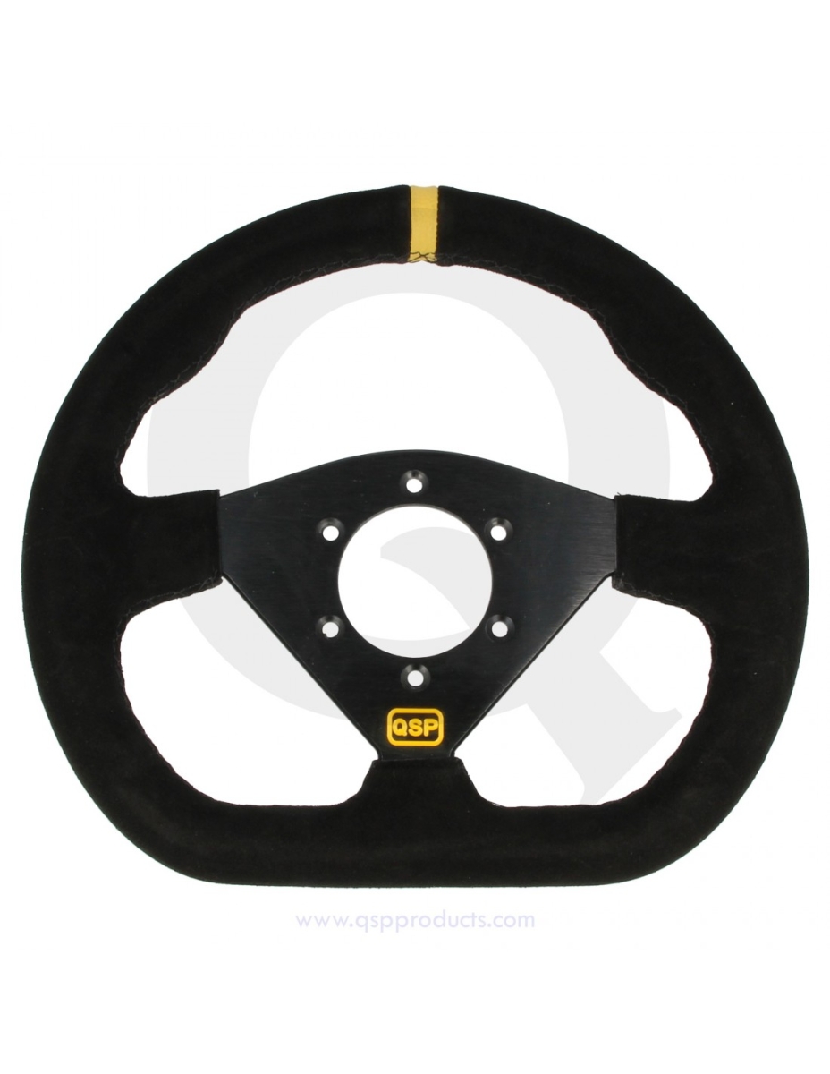 Sportstuur suède vlak 285 mm bv voor V BUGGY