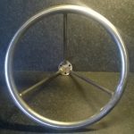 Stalen stuur (350mm of 380mm) incl afneembare naaf