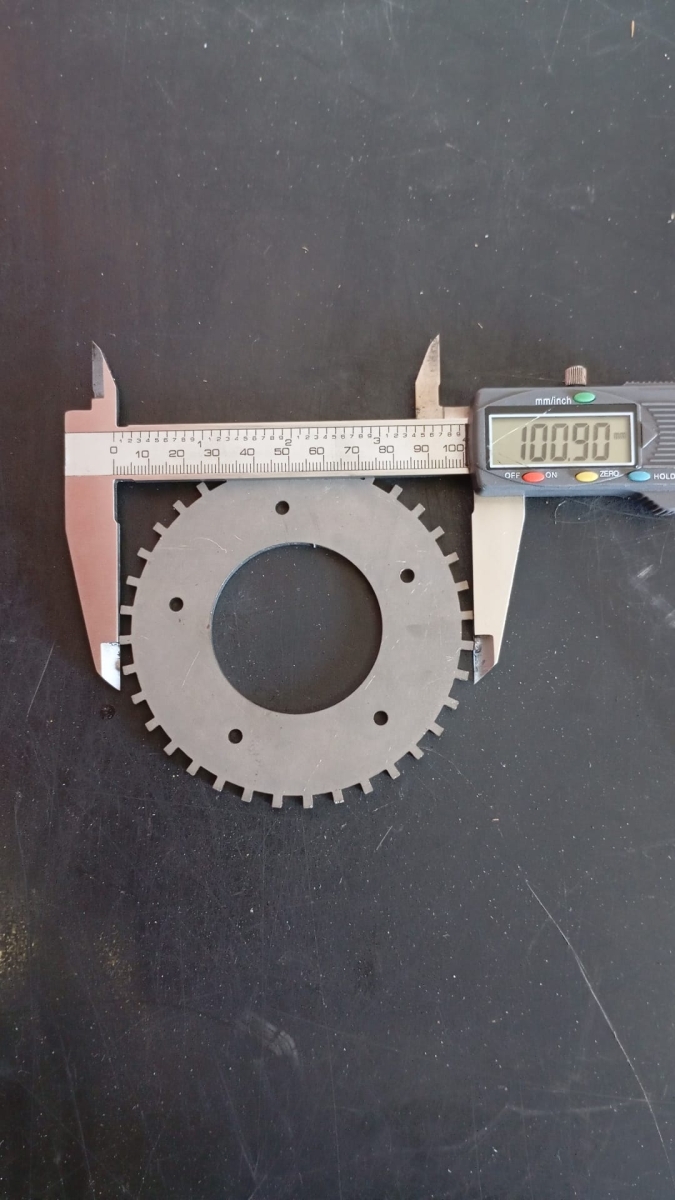 Triggerwheel 36-1 tand, bv voor Maxxecu of KMS krukassignaal