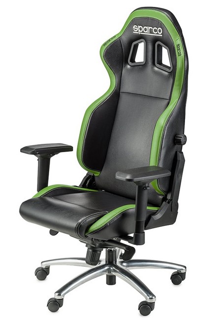 Bureau/gaming stoel zwart/groen