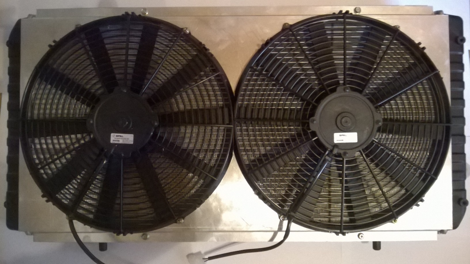 Ducato radiator +koelkap met 2 spal vinnen