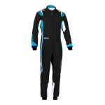 Sparco Thunder CIK/FIA overall zwart-blauw