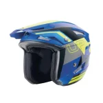 Kenny Trial Up Helmet Graphic Blue Neon Yellow