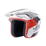 Kenny Trial Up Helmet Graphic WHITE RED