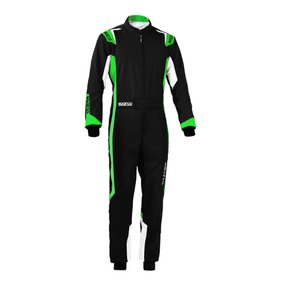Sparco Thunder CIK/FIA overall zwart-groen