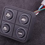 KEYPAD 4KEYS MULTICOLOR LED