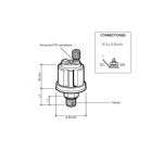 VDO OLIEDRUKGEVER ENKEL M14X1.5 10BAR