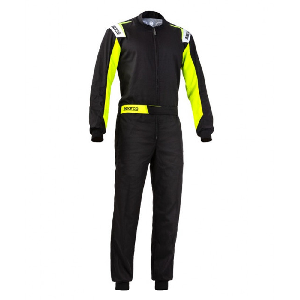 SPARCO OVERALL ZWART-FLUO NON FIA