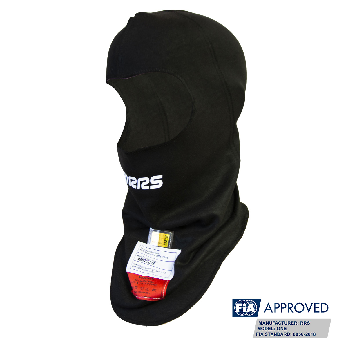 BALACLAVE zwart FIA 8856-2018 RRS