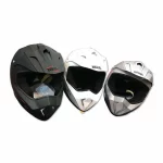 BRAVE FIA MOTORCROSS HELM MAT ZWART