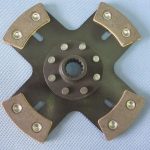4Pads koppeling 228mm vertanding 7/8 x20 Porsche/Fiat/Honda/mitsubishi
